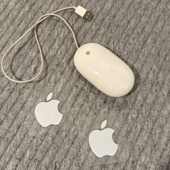 Apple Mouse (Model A1152) & 2 Stickers - Picture 1 of 3